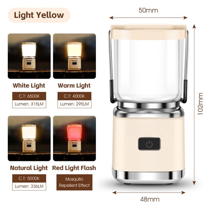 Mosquito Repellent Outdoor Lamp | Rechargeable | Tent, Patio & Hiking