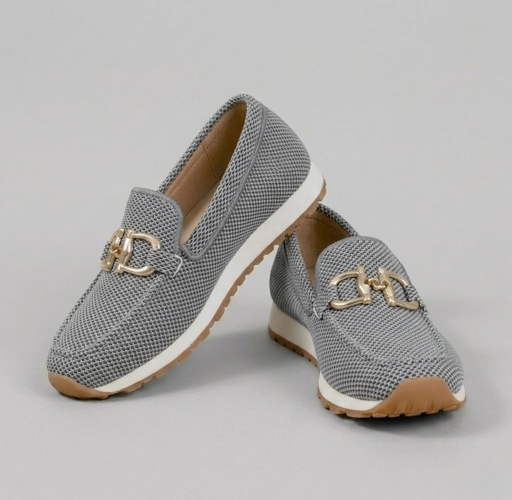 Covernorth Women's Mesh Buckle Loafers