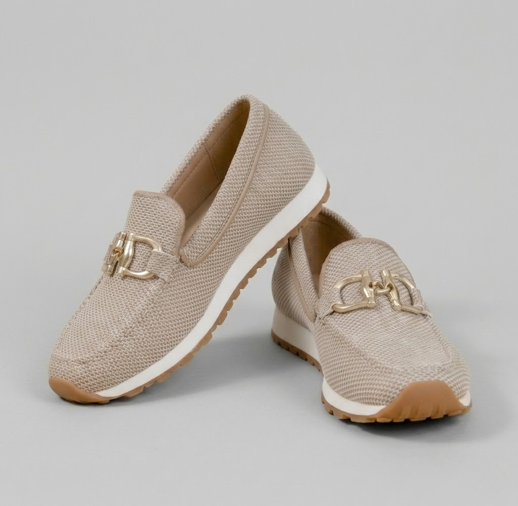 Covernorth Women's Mesh Buckle Loafers