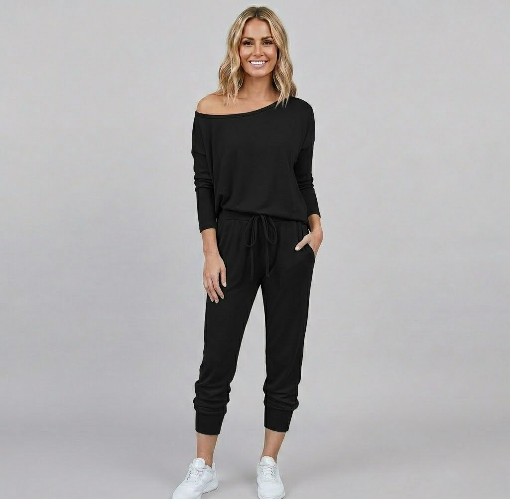 Covernorth Women's Off-Shoulder Loungewear Set