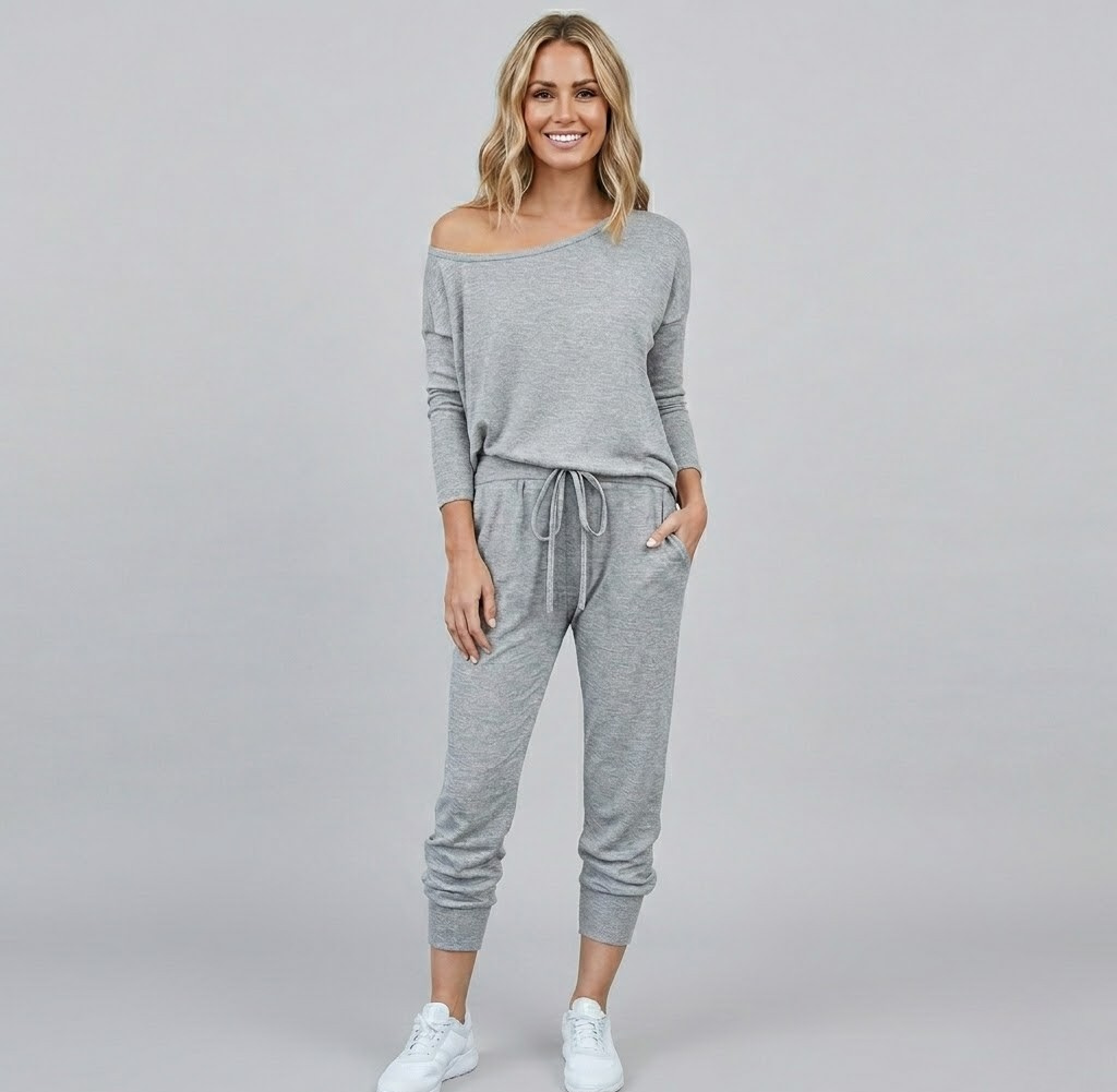 Covernorth Women's Off-Shoulder Loungewear Set