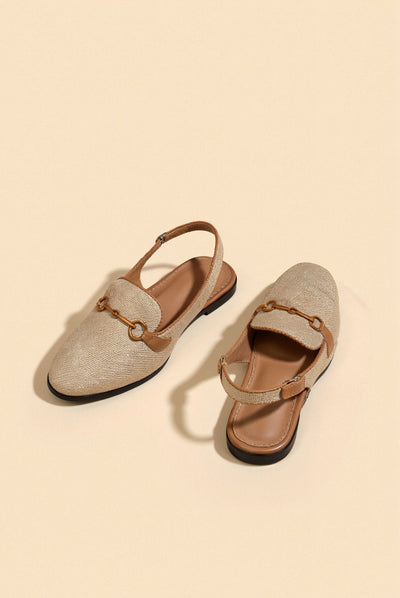Covernorth Women's Horsebit Slingback Flats