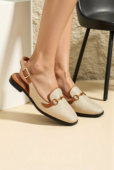 Covernorth Women's Horsebit Slingback Flats
