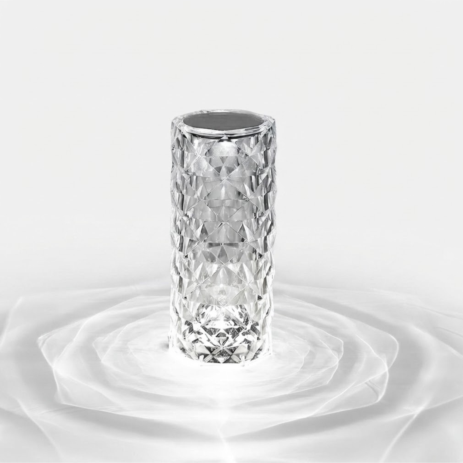 Crystal Prism Ambient Touch Control Table Lamp