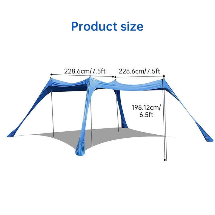 Family Beach Tent | UV-Protection Pop-Up Sun Shade | Outdoor & Camping