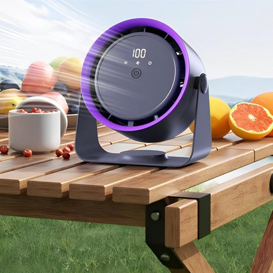 3600mAh Rechargeable Portable Bladeless Air Circulator Fan