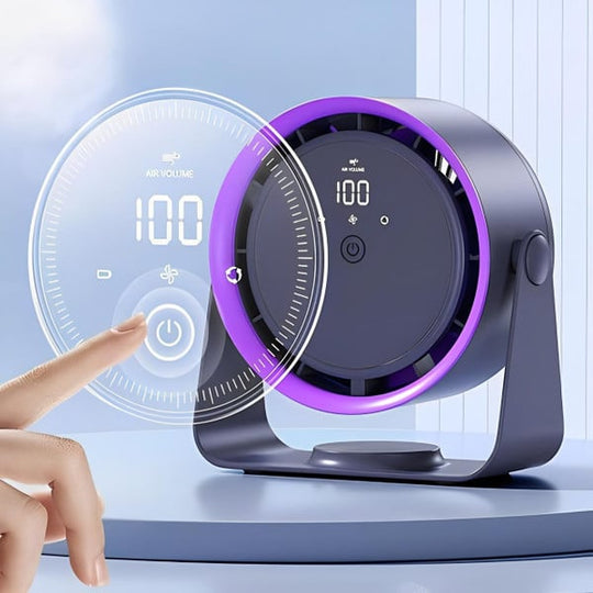 3600mAh Rechargeable Portable Bladeless Air Circulator Fan
