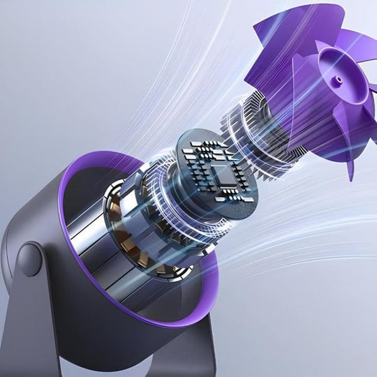 3600mAh Rechargeable Portable Bladeless Air Circulator Fan