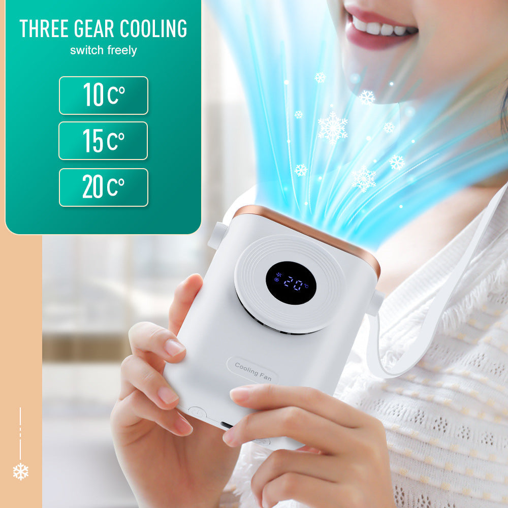 Hands-Free Neck Fan | Rechargeable Portable Cooler | Outdoor | White