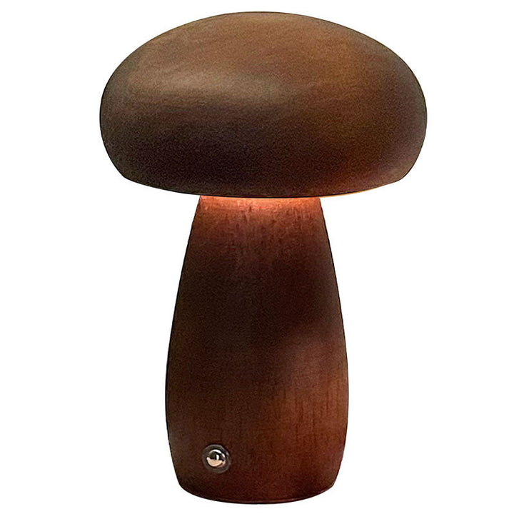 Mushroom Cordless Lamp | Touch Rechargeable | Bedroom Desk 