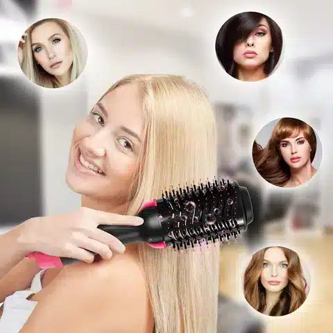Hair Dryer Brush │ 3-in-1 Volumizer & Styler │ Salon Blowout │ Black