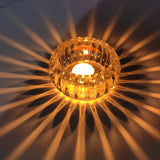 Crystal Candle Holder | Starburst Light Effect | Home & Table Decor
