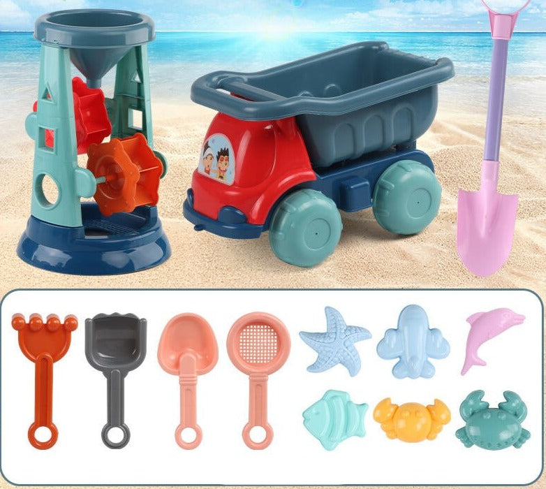 Kids Beach Toy Set | Sand & Water Wheel | Sandbox & Beach