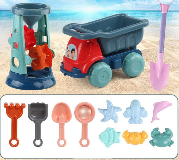 Kids Beach Toy Set | Sand & Water Wheel | Sandbox & Beach