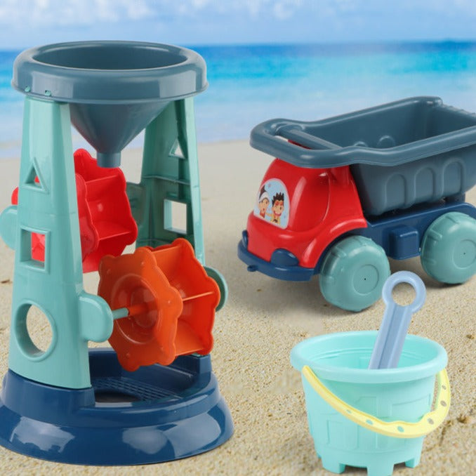 Kids Beach Toy Set | Sand & Water Wheel | Sandbox & Beach