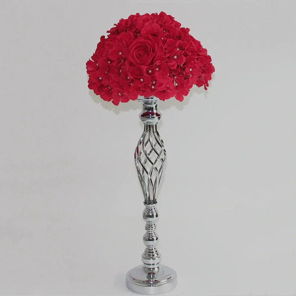 Twisted Metal Candle Holder | Elegant Centerpiece | Wedding, Party & Home