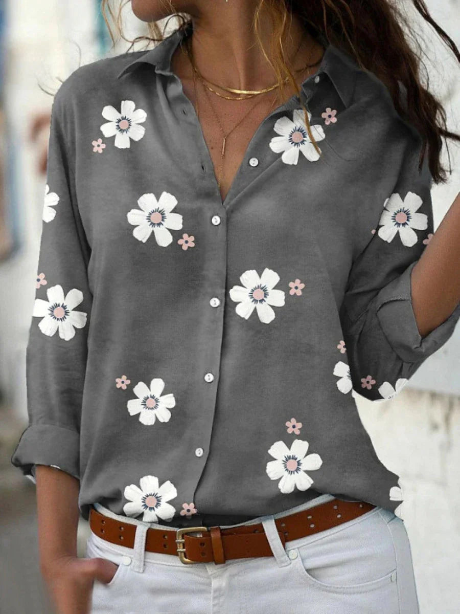 Women's Casual Long-Sleeve Blouse