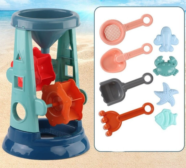 Kids Beach Toy Set | Sand & Water Wheel | Sandbox & Beach