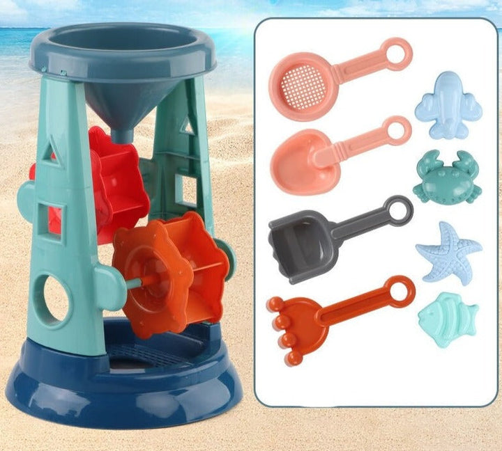 Kids Beach Toy Set | Sand & Water Wheel | Sandbox & Beach