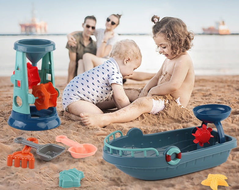 Kids Beach Toy Set | Sand & Water Wheel | Sandbox & Beach