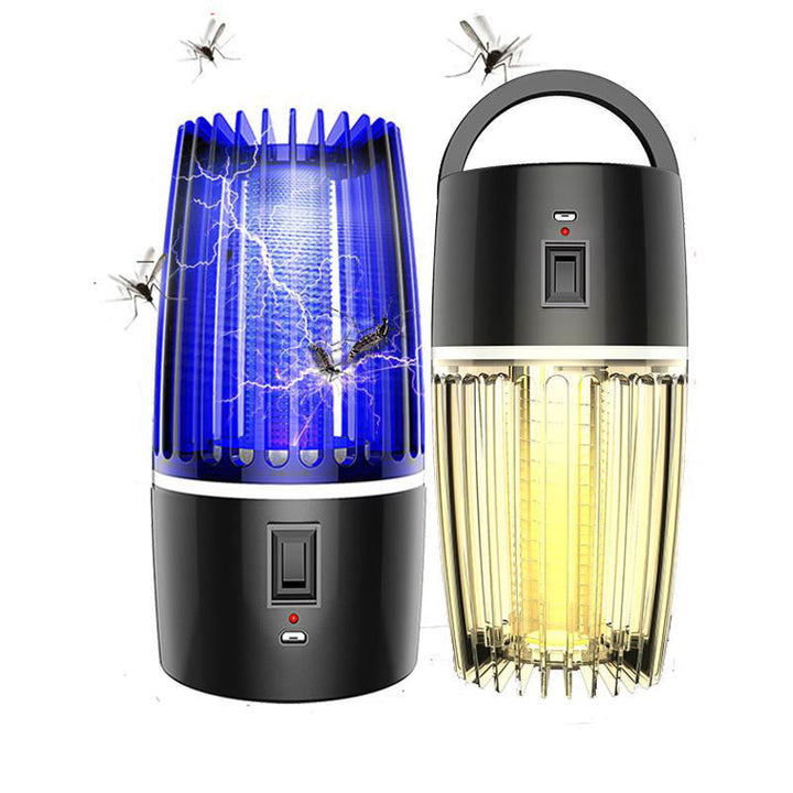 Mosquito Killer │ USB Rechargeable Bug Zapper │ Bedroom, Patio & Tent │ Black