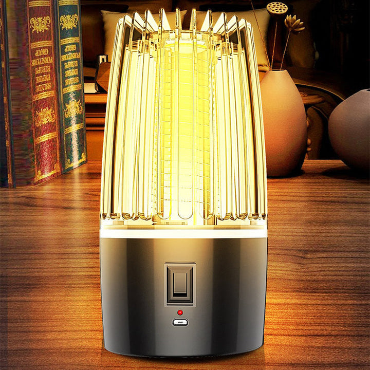 Mosquito Killer │ USB Rechargeable Bug Zapper │ Bedroom, Patio & Tent │ Black