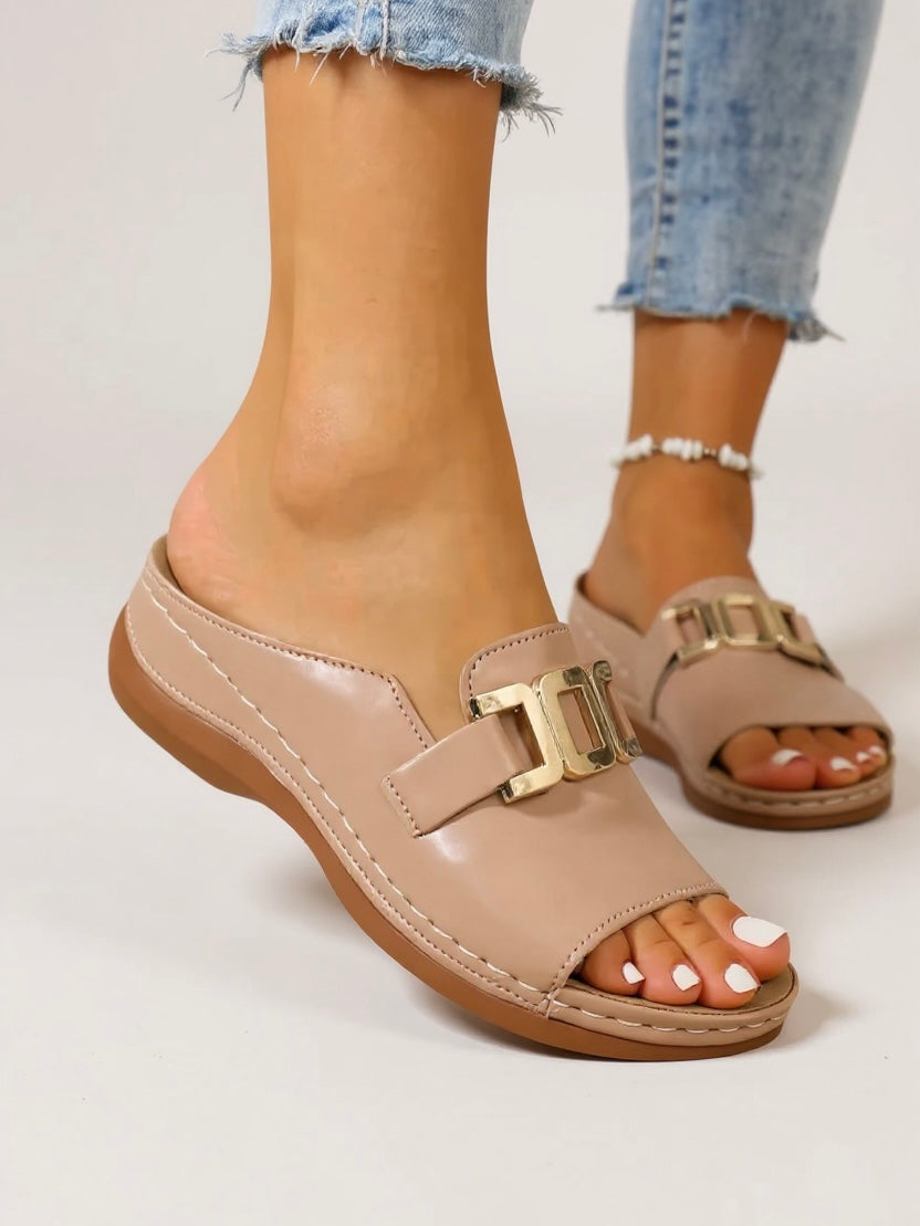 Women's Open-Toe Slide Sandals