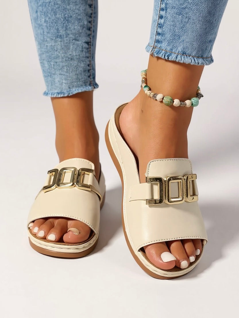 Women's Open-Toe Slide Sandals