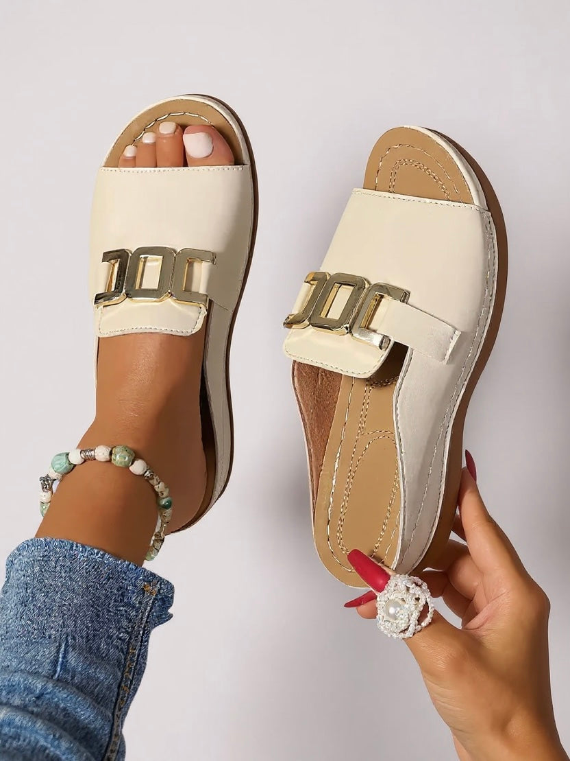 Women's Open-Toe Slide Sandals
