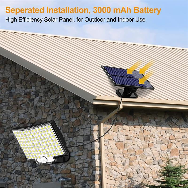 Ultra-Bright Solar Security Floodlight with Motion Sensor Technology