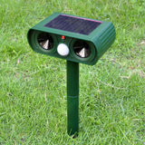Solar Ultrasonic Outdoor Animal Repeller Garden Pest Control Device