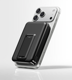 Magnetic Power Bank | Kickstand 10000mAh Fast Power | Travel & Desk | Black