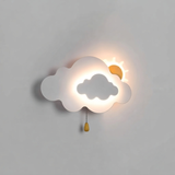 LED Cloud Wall Lamp | Warm Glow Night Light | Kids' Room & Nursery