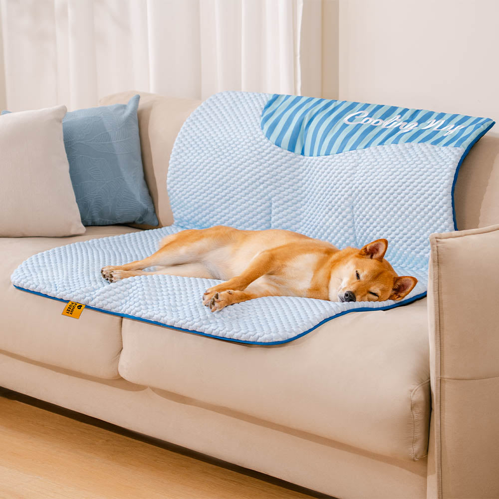 Cooling Dog Bed Mat | Ice Cool Fabric, Breathable | Sofa Floor Outdoor