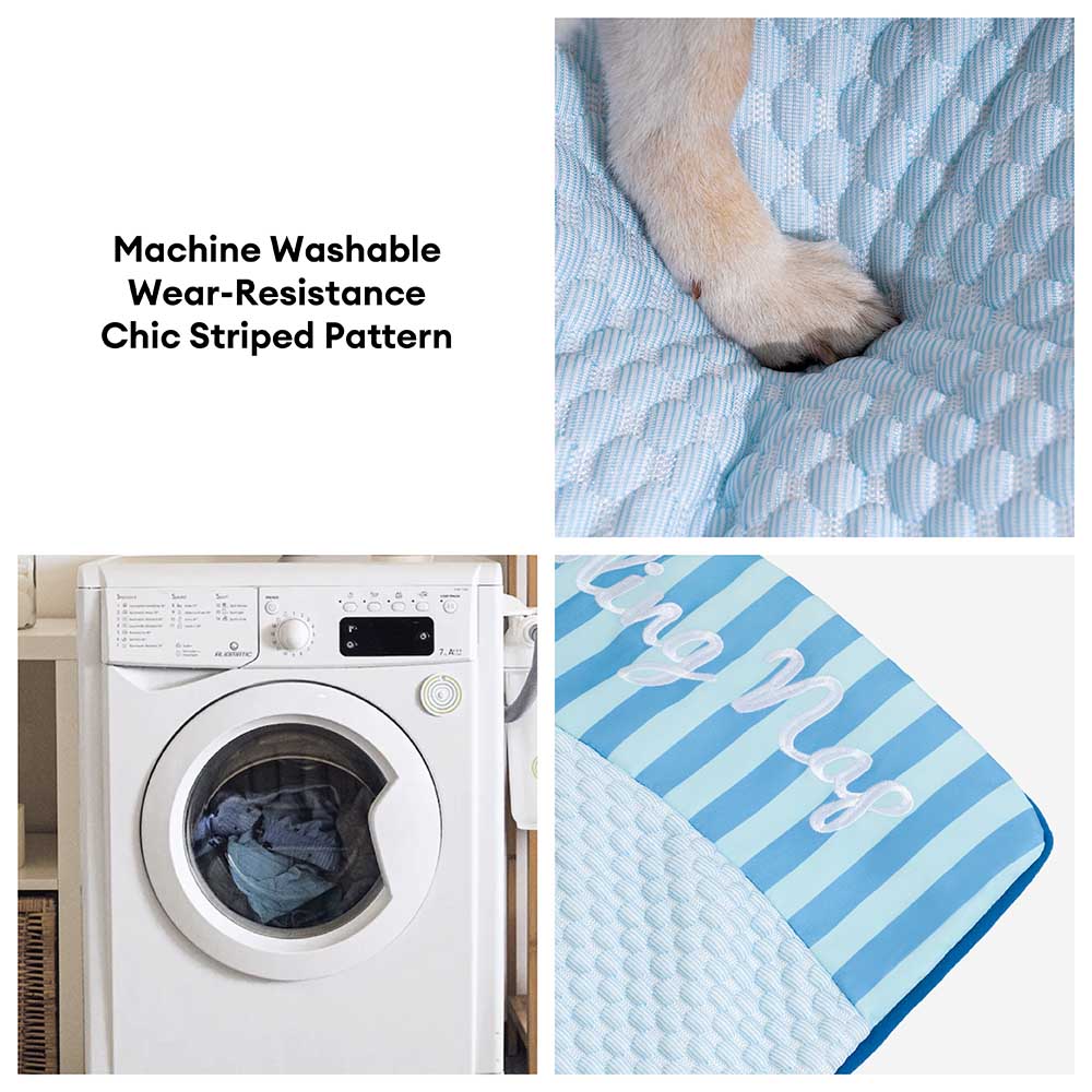 Cooling Dog Bed Mat | Ice Cool Fabric, Breathable | Sofa Floor Outdoor