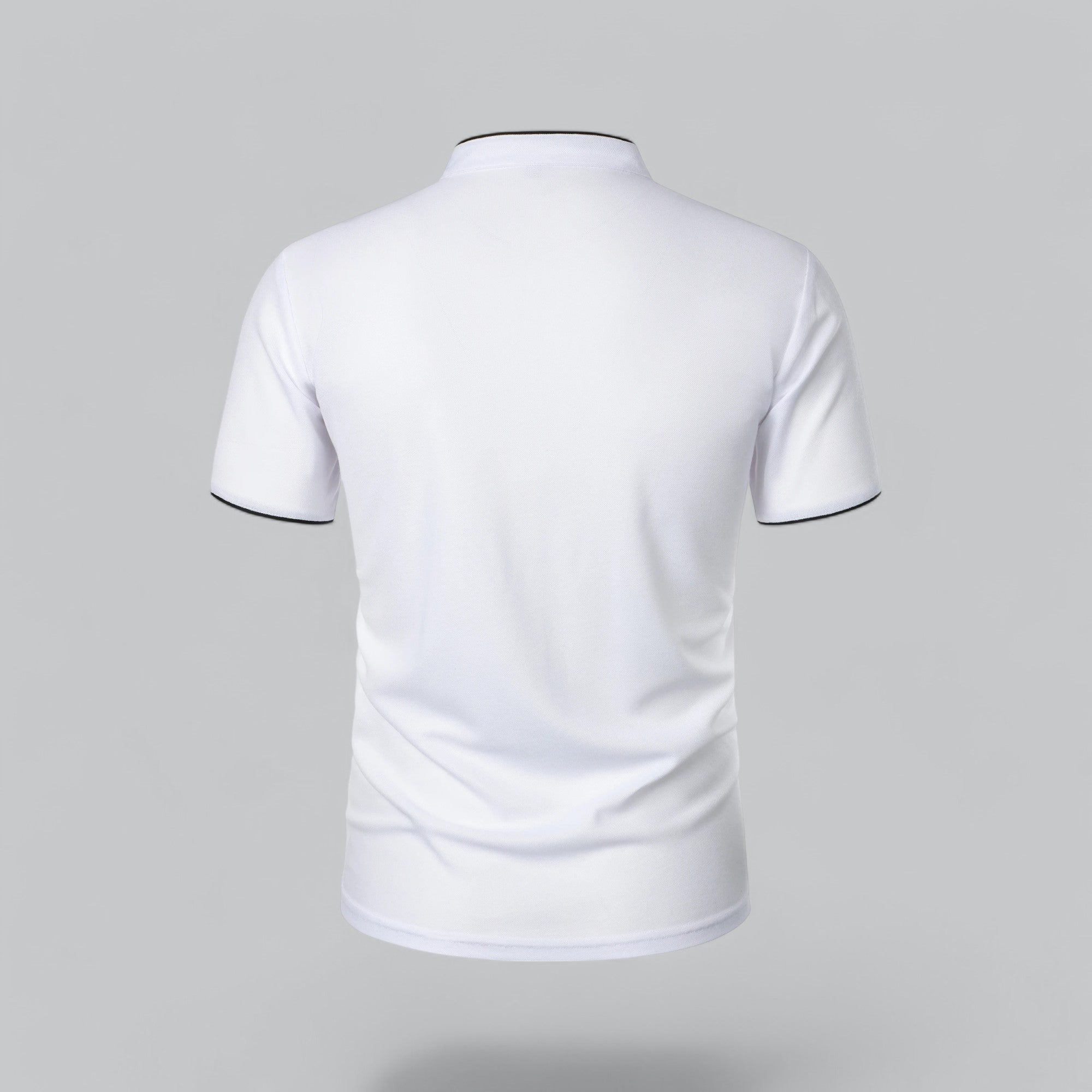 Men's Short Sleeve Henley Polo