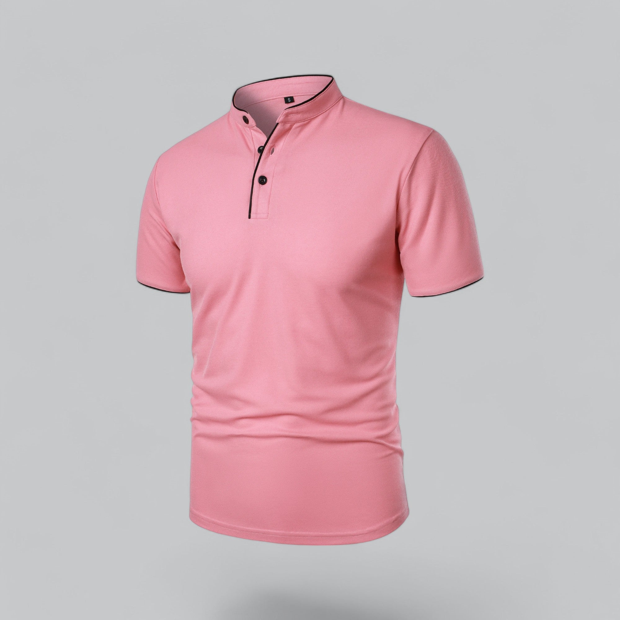 Men's Short Sleeve Henley Polo