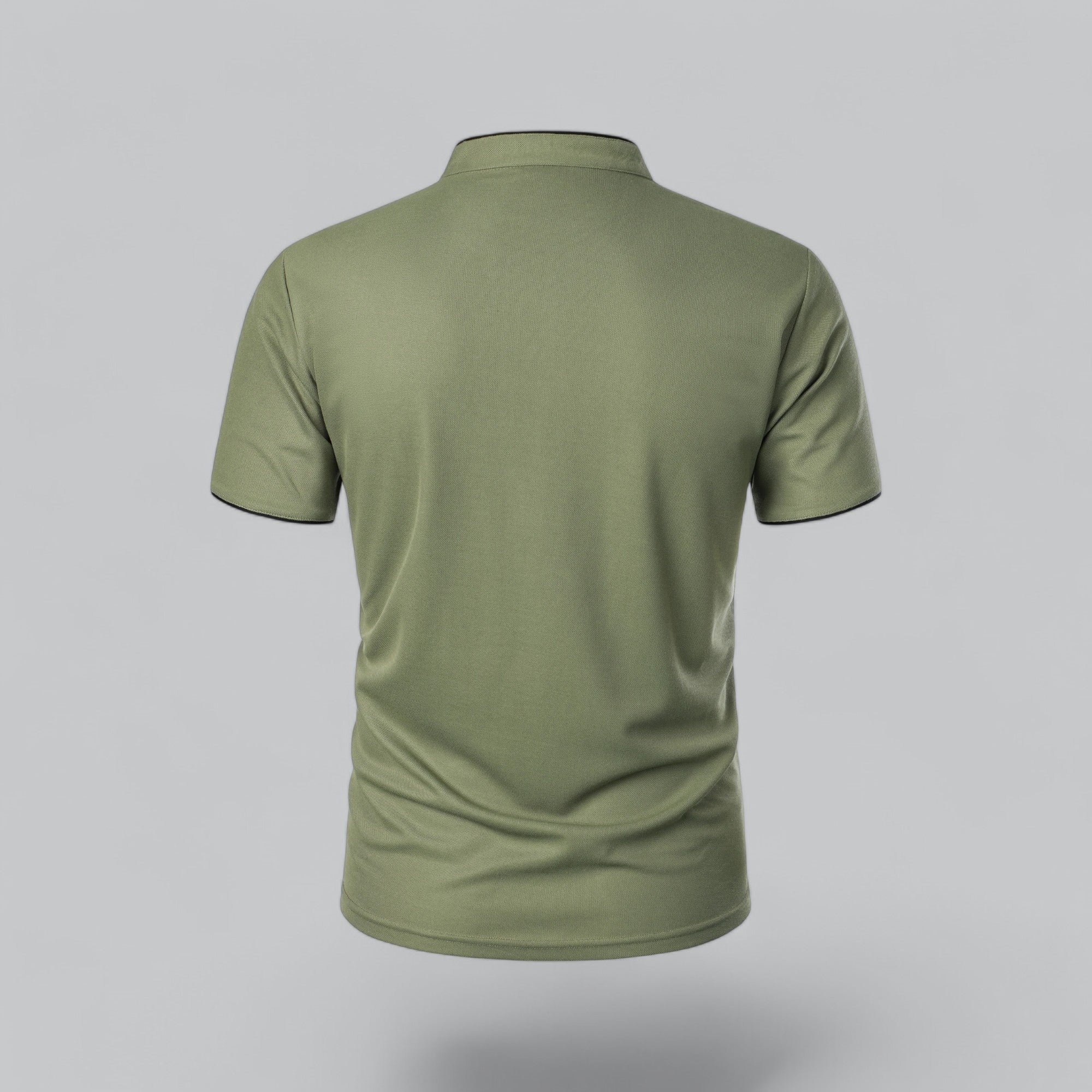 Men's Short Sleeve Henley Polo