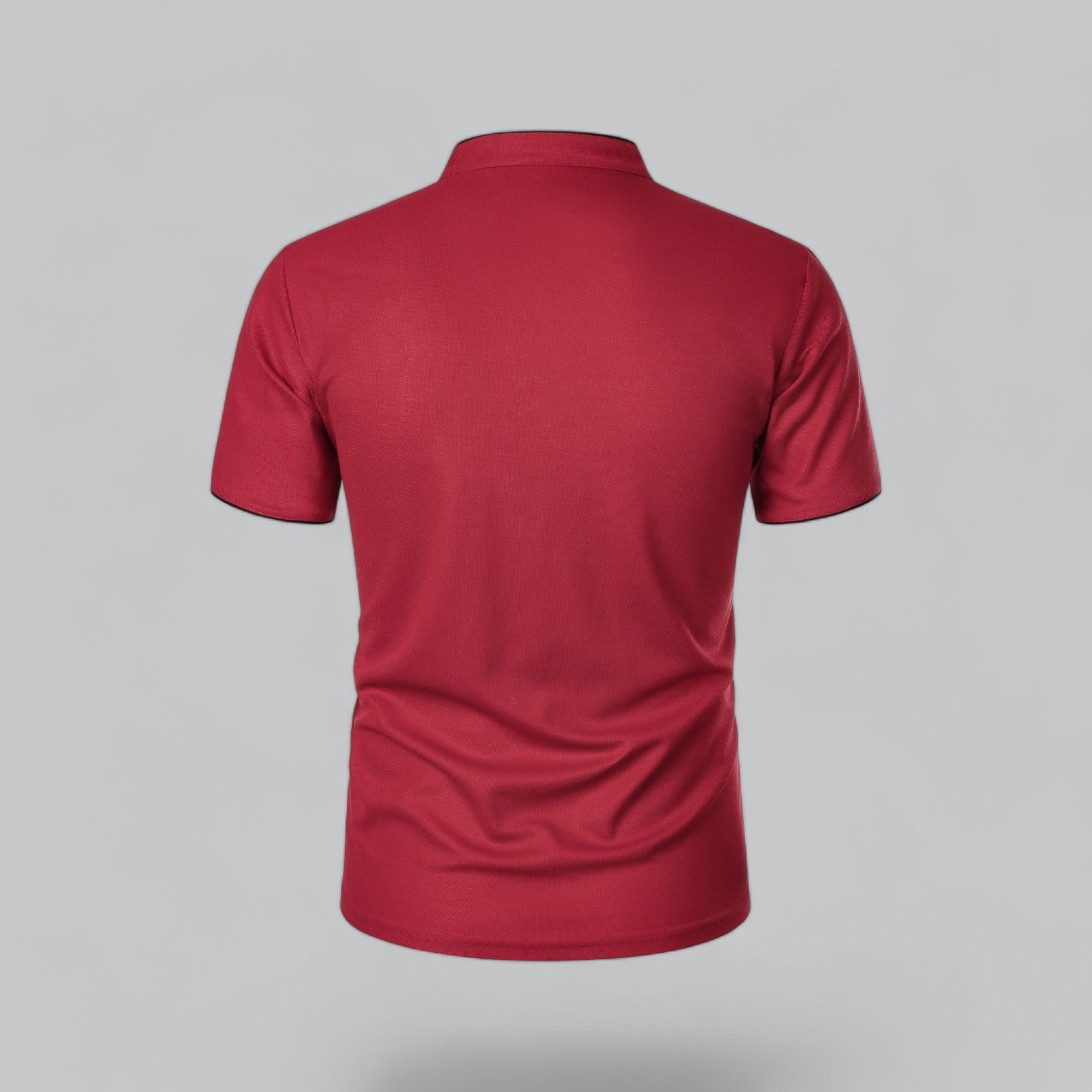 Men's Short Sleeve Henley Polo