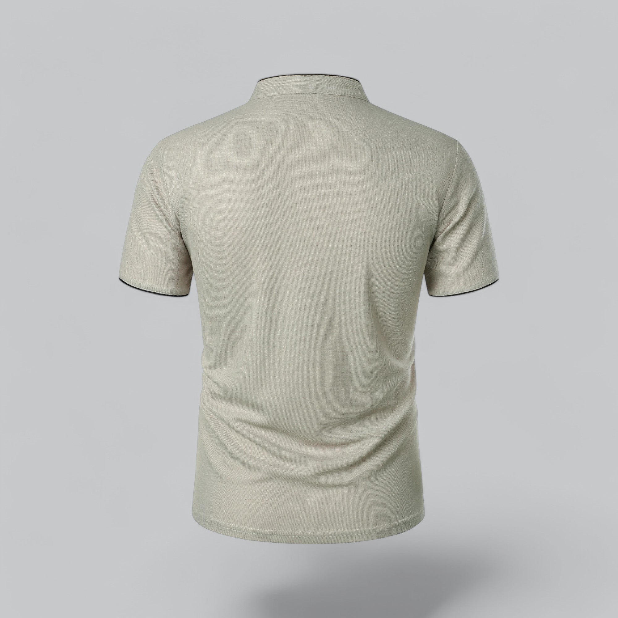 Men's Short Sleeve Henley Polo