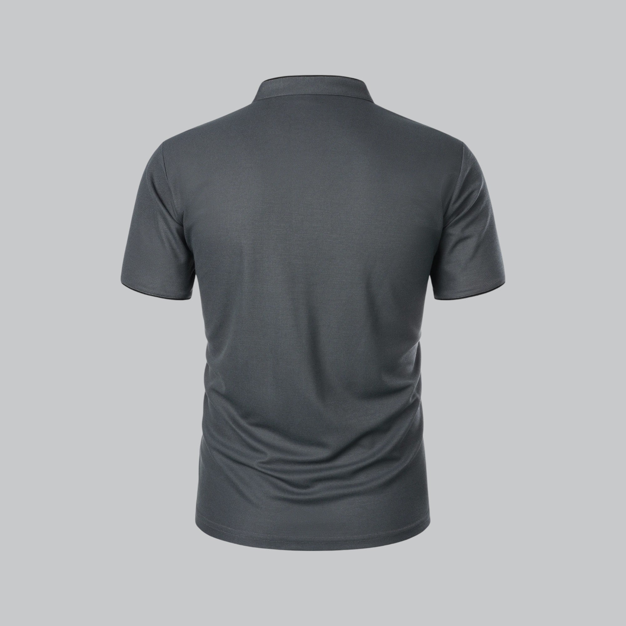 Men's Short Sleeve Henley Polo