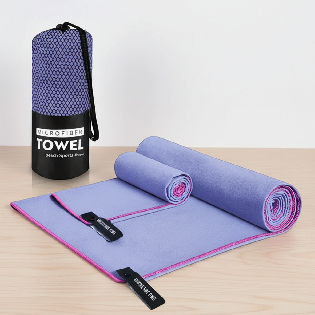 Microfiber Towel │ Quick Dry Ultra Soft │ Beach, Gym & Travel