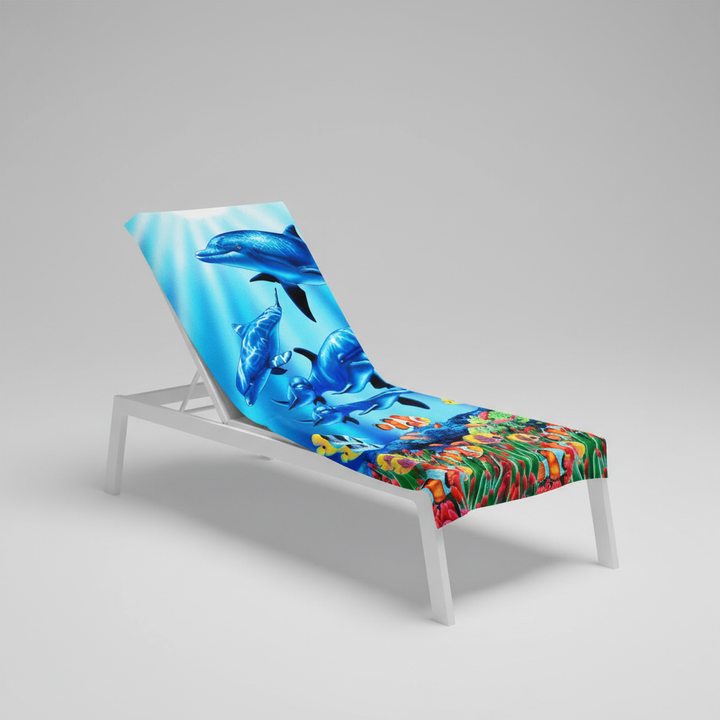 Microfibre Beach Towel - Flamingo Towel