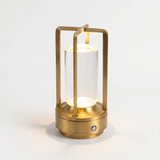 Minimalist Cordless Crystal Lantern Lamp