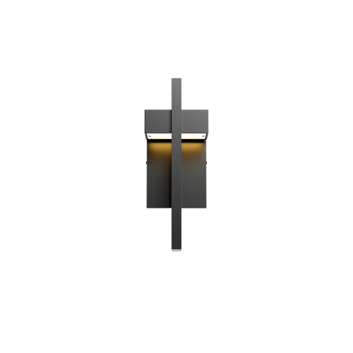 Modern Geometric LED Outdoor Wall Sconce Architectural Entryway Light