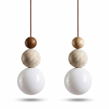 Modern Minimalist Stone Globe Pendant Light