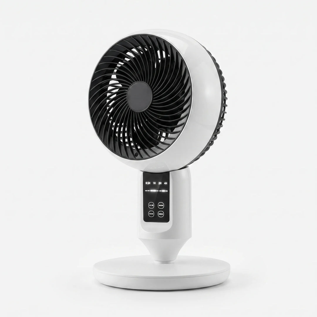 Quiet Pedestal Fan | Remote & Quiet Airflow | Bedroom & Office | White