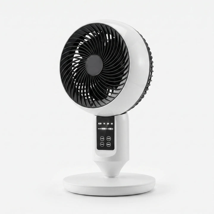 Quiet Pedestal Fan | Remote & Quiet Airflow | Bedroom & Office | White