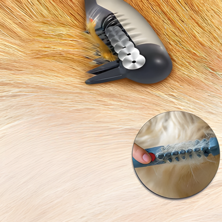 Pet Hair Trimmer │ Gentle Mat & Knot Removal │ Home Grooming │ Grey