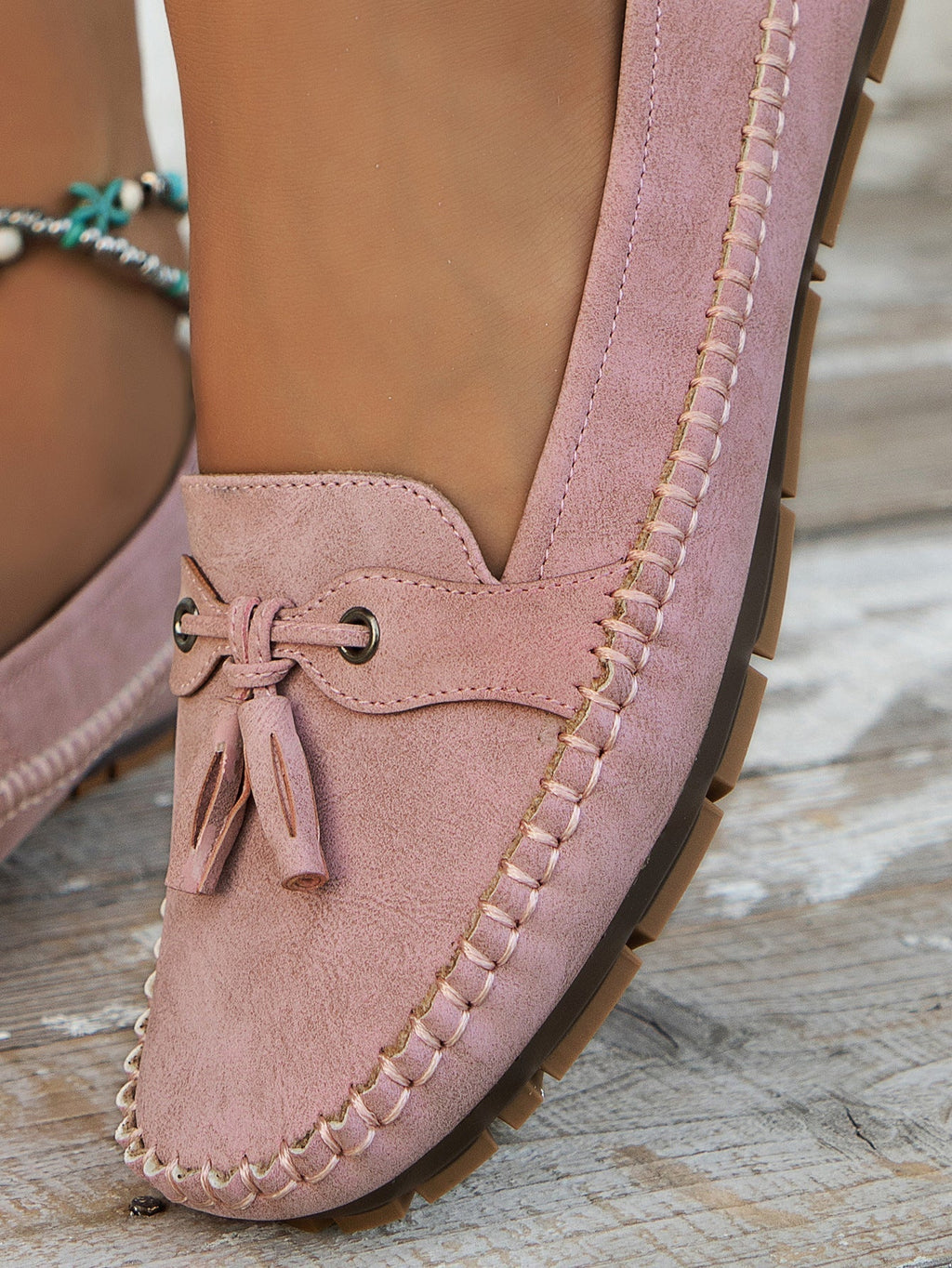 Women's Suede Tassel Loafers